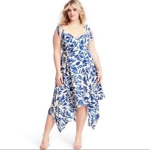 Alexis Botanical Tie Strap Asymmetrical He…